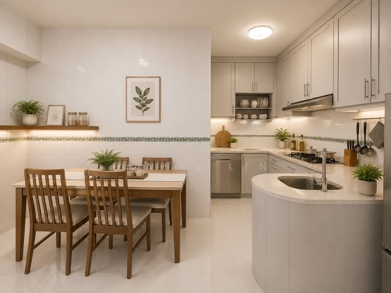 318D Anchorvale Link, 318D Anchorvale Link, 3 Bedrooms, 1,184 sqft, HDB Flat For Sale, by Elaine Lin, 500221180 - Kitchen - PropertyGuru.com.sg