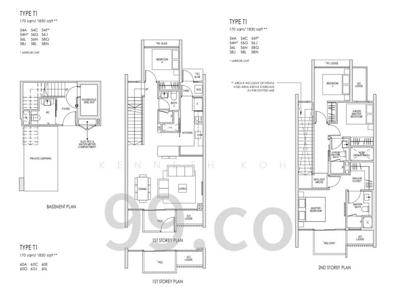 Kent Ridge Hill Residences, 56F South Buona Vista Road, Buona Vista / West Coast / Clementi New Town, 4 Bedrooms, 1,830 sqft, Cluster House For Sale, by Kenneth Koh, 500221202 - PropertyGuru.com.sg