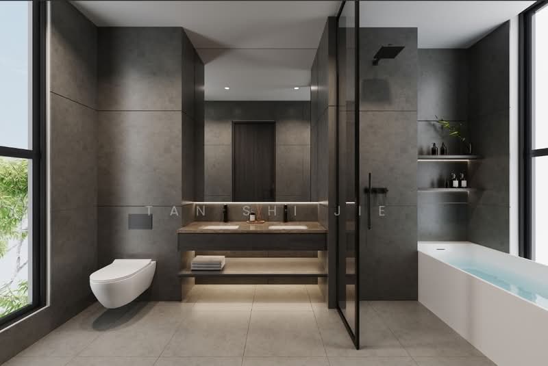 BRAND NEW D15 FREEHOLD TERRACE FOR SALE, RARE 3 SIDE BY SIDE UNITS, ONAN ROAD, East Coast / Marine Parade, 5 Bedrooms, 5,185 sqft, Terraced House For Sale, by Tan Shi Jie, 500221277 - Bathroom - PropertyGuru.com.sg