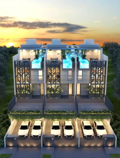BRAND NEW D15 FREEHOLD TERRACE FOR SALE, RARE 3 SIDE BY SIDE UNITS, ONAN ROAD, East Coast / Marine Parade, 5 Bedrooms, 5,185 sqft, Terraced House For Sale, by Tan Shi Jie, 500221277 - Exterior - PropertyGuru.com.sg