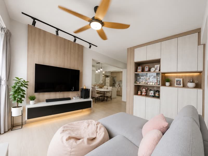 351D Anchorvale Road, 351D Anchorvale Road, 3 Bedrooms, 990 sqft, HDB Flat For Sale, by Jin Ong, 500221284 - Living Room - PropertyGuru.com.sg