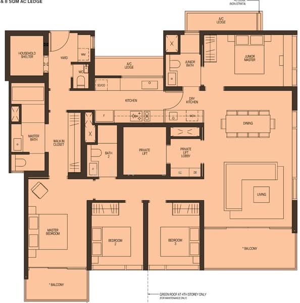 Midtown Modern, 16 Tan Quee Lan Street, 4 Bedrooms, 1,808 sqft, Condominium For Sale, by Ben Lee, 500221304 - PropertyGuru.com.sg