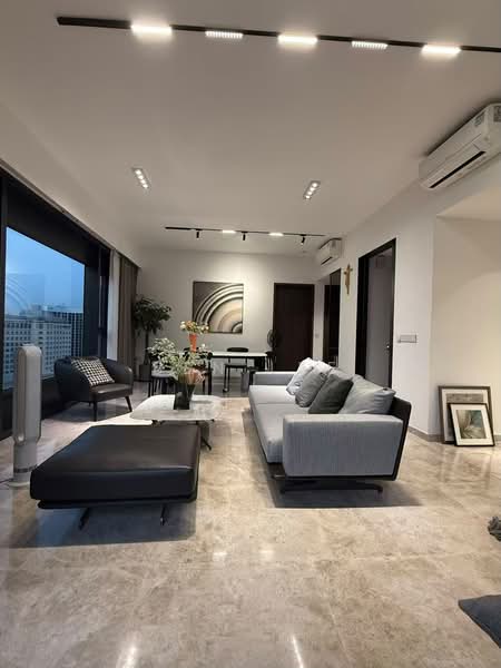 Midtown Modern, 16 Tan Quee Lan Street, 4 Bedrooms, 1,808 sqft, Condominium For Sale, by Ben Lee, 500221304 - Living Room - PropertyGuru.com.sg