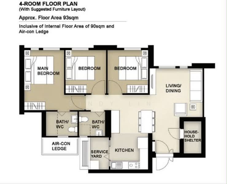 417A Fernvale Link, 417A Fernvale Link, 3 Bedrooms, 1,001 sqft, HDB Flat For Sale, by Sindy Lin, 500221307 - PropertyGuru.com.sg