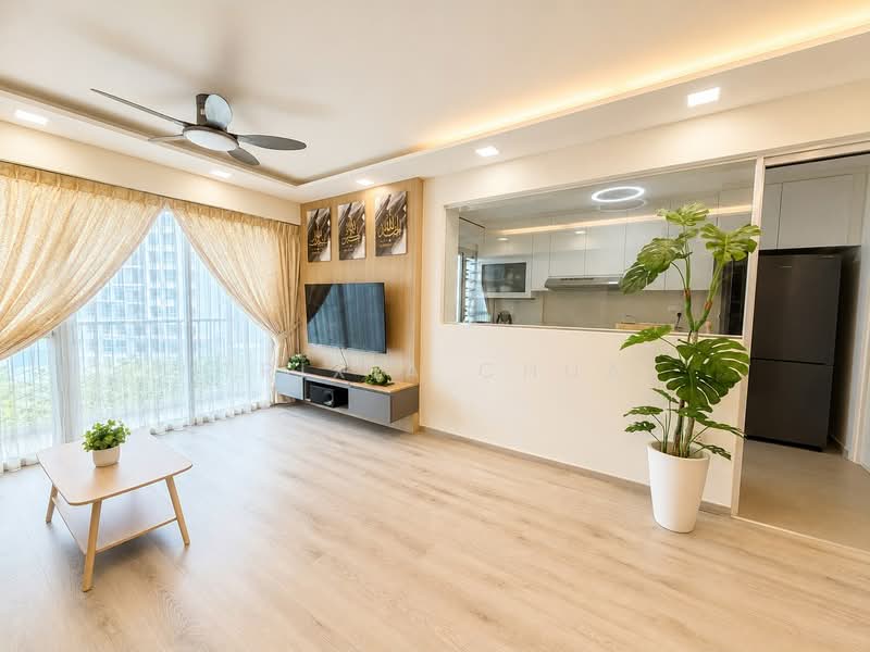 422B Northshore Drive, 422B Northshore Drive, 2 Bedrooms, 1,248 sqft, HDB Flat For Sale, by Trixia Chua, 500221325 - Living Room - PropertyGuru.com.sg