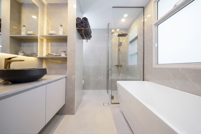 Costa Rhu, 3 Rhu Cross, 2 Bedrooms, 990 sqft, Condominium For Sale, by Asaph Mathew, 500221410 - Bathroom - PropertyGuru.com.sg