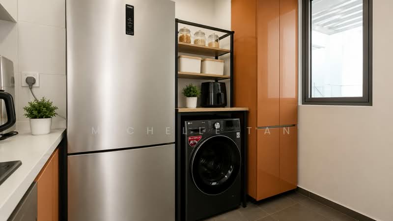 Double Bay Residences, 17B Simei Street 4, 2 Bedrooms, 1,001 sqft, Condominium For Sale, by Michelle Tan, 500221423 - Kitchen - PropertyGuru.com.sg
