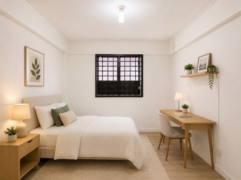442 Clementi Avenue 3, 442 Clementi Avenue 3, 2 Bedrooms, 732 sqft, HDB Flat For Sale, by Sherlyn Neoh, 500221447 - Bedroom - PropertyGuru.com.sg