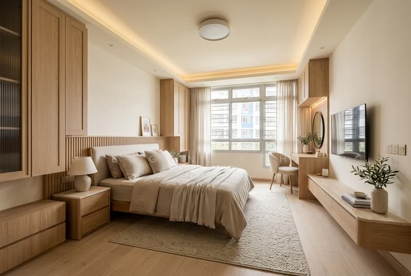 38C Bendemeer Road, 38C Bendemeer Road, 2 Bedrooms, 743 sqft, HDB Flat For Sale, by Eugene Koh, 500221508 - Master Bedroom (AI) - PropertyGuru.com.sg