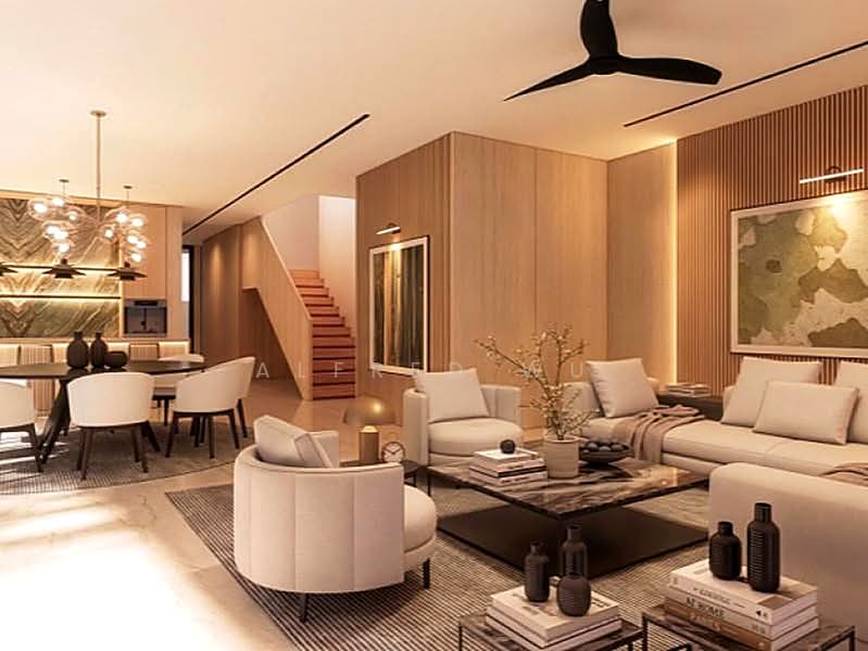 Bespoke Semi-D Pair, Gilstead Road | 5 Ensuite + Private Pool & Lift, , 6 Bedrooms, 7,276 sqft, Semi-Detached House For Sale, by Alfred Wu, 500221536 - Living Room - PropertyGuru.com.sg
