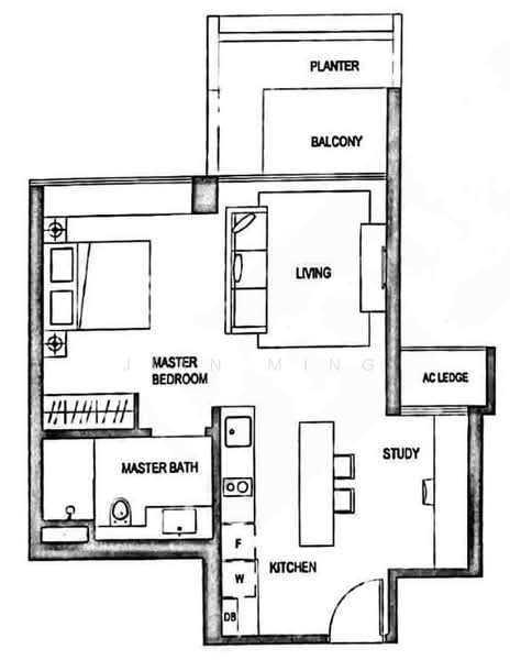 The Minton, 147 Hougang Street 11, 1 Bedroom, 624 sqft, Condominium For Sale, by Jian Ming, 500221551 - PropertyGuru.com.sg
