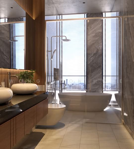 Brand New 2.5 Storey Semi-D @ Serangoon Garden near Tavistock MRT, Hougang / Punggol / Sengkang, 5 Bedrooms, 6,657 sqft, Semi-Detached House For Sale, by Wong Boon Hwee Randy, 500221564 - Bathroom - PropertyGuru.com.sg