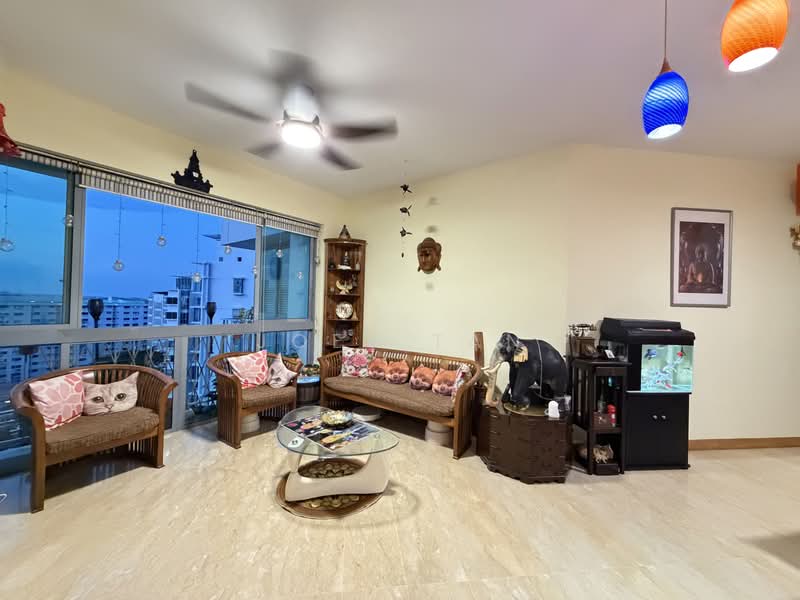 Tanamera Crest, 6 Pari Dedap Walk, 3 Bedrooms, 1,173 sqft, Condominium For Sale, by Joey Tan, 500221567 - Living Room - PropertyGuru.com.sg