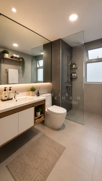 Ecopolitan, Punggol Walk, 4 Bedrooms, 1,195 sqft, Executive Condominium For Sale, by Sheela Ferozkhan, 500221569 - Bathroom - PropertyGuru.com.sg