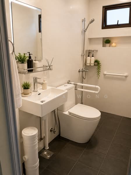 270 Bishan Street 24, 270 Bishan Street 24, 3 Bedrooms, 1,130 sqft, HDB Flat For Rent, by Amanda Wong, 500221583 - Bathroom - PropertyGuru.com.sg