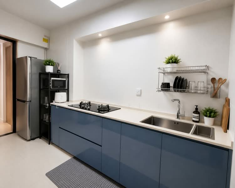 991B Buangkok Link, 991B Buangkok Link, 1 Bedroom, 506 sqft, HDB Flat For Sale, by Jes Ng Bee Lan, 500221628 - Kitchen - PropertyGuru.com.sg