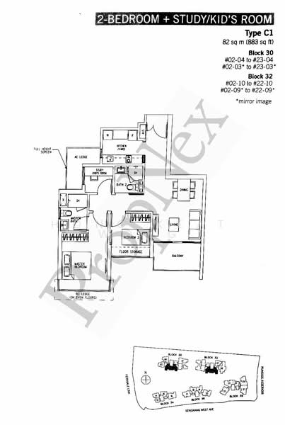 H2O Residences, 38 Fernvale Link, 2 Bedrooms, 883 sqft, Condominium For Sale, by Hong Keat Wong, 500221666 - PropertyGuru.com.sg
