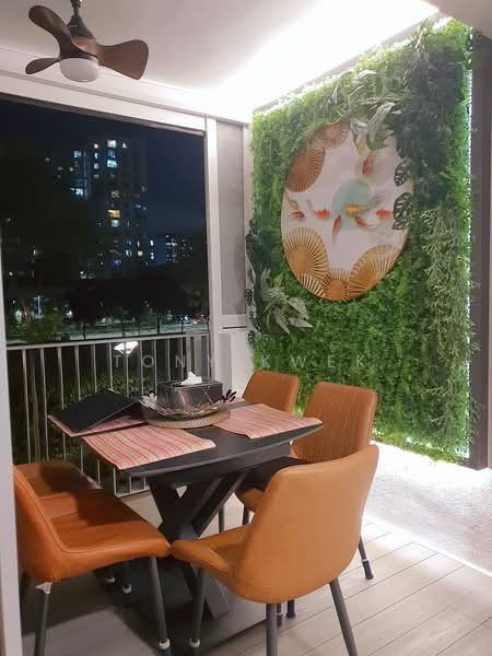 The Terrace, 98 Edgedale Plains, 3 Bedrooms, 1,001 sqft, Executive Condominium For Sale, by Tony Kwek, 500221740 - Balcony - PropertyGuru.com.sg