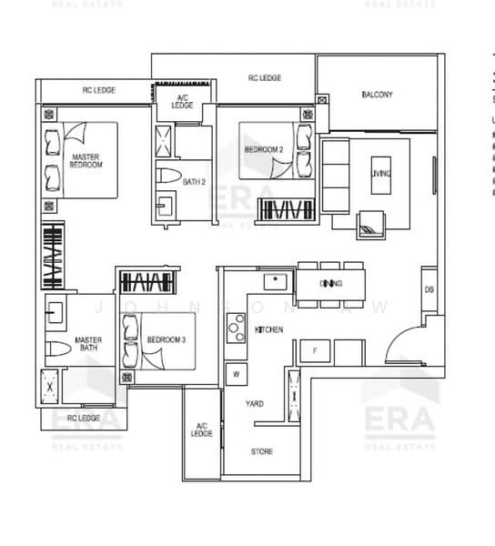 iNz Residence, 78 Choa Chu Kang Avenue 5, 3 Bedrooms, 969 sqft, Condominium For Sale, by Johnson Aw, 500221746 - PropertyGuru.com.sg