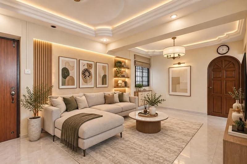 566 Choa Chu Kang Street 52, 566 Choa Chu Kang Street 52, Dairy Farm / Bukit Panjang / Choa Chu Kang, 3 Bedrooms, 1,389 sqft, HDB Flat For Sale, by Wes Teo, 500221819 - Living Room - PropertyGuru.com.sg