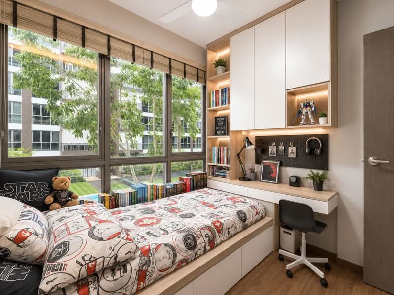 Bellewoods, 100 Woodlands Avenue 5, 4 Bedrooms, 1,152 sqft, Executive Condominium For Sale, by Jamie Sim, 500221883 - Bedroom - PropertyGuru.com.sg