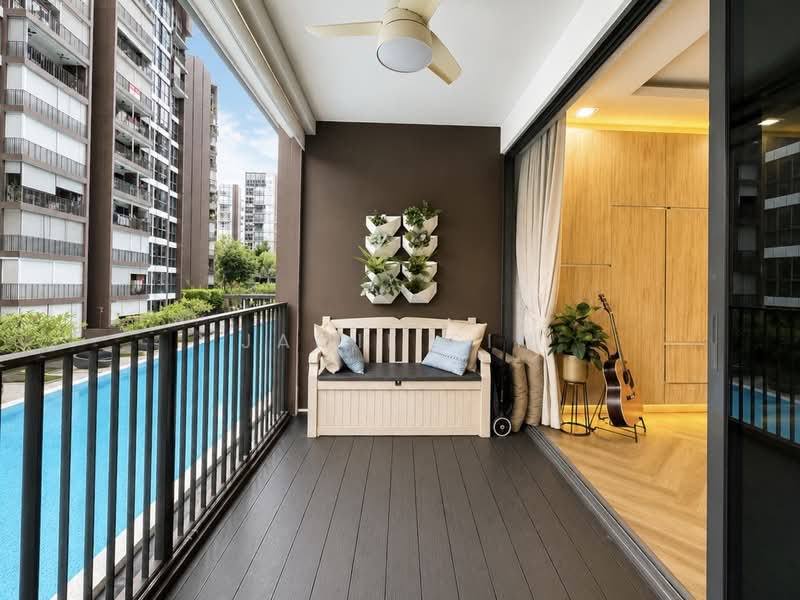Bellewoods, 100 Woodlands Avenue 5, 4 Bedrooms, 1,152 sqft, Executive Condominium For Sale, by Jamie Sim, 500221883 - Balcony - PropertyGuru.com.sg