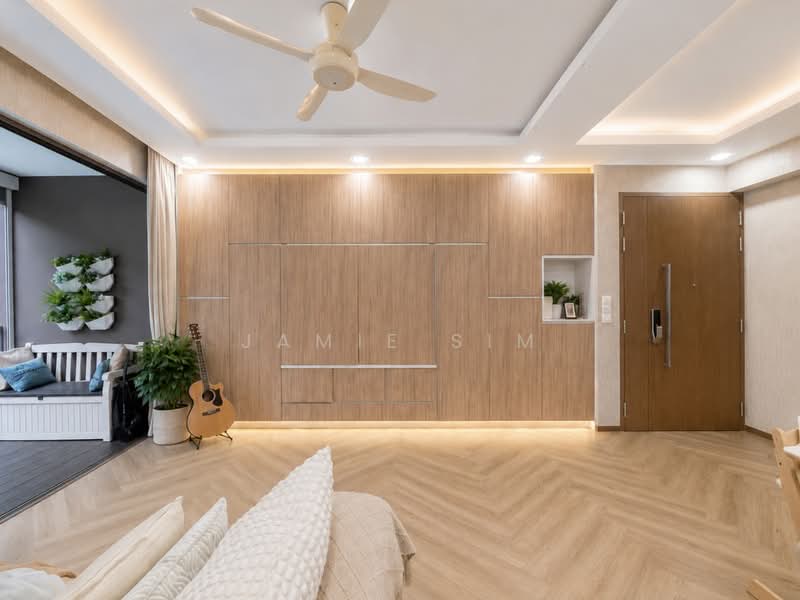 Bellewoods, 100 Woodlands Avenue 5, 4 Bedrooms, 1,152 sqft, Executive Condominium For Sale, by Jamie Sim, 500221883 - Living Room - PropertyGuru.com.sg