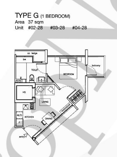 Viva Vista, 3 South Buona Vista Road, 1 Bedroom, 398 sqft, Apartment For Rent, by June Ling, 500221937 - PropertyGuru.com.sg