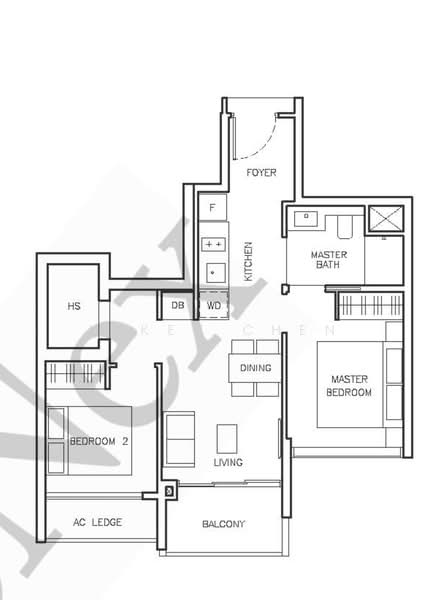 The Arden, 4 Phoenix Road, 2 Bedrooms, 657 sqft, Condominium For Rent, by Luken Chen, 500221976 - PropertyGuru.com.sg