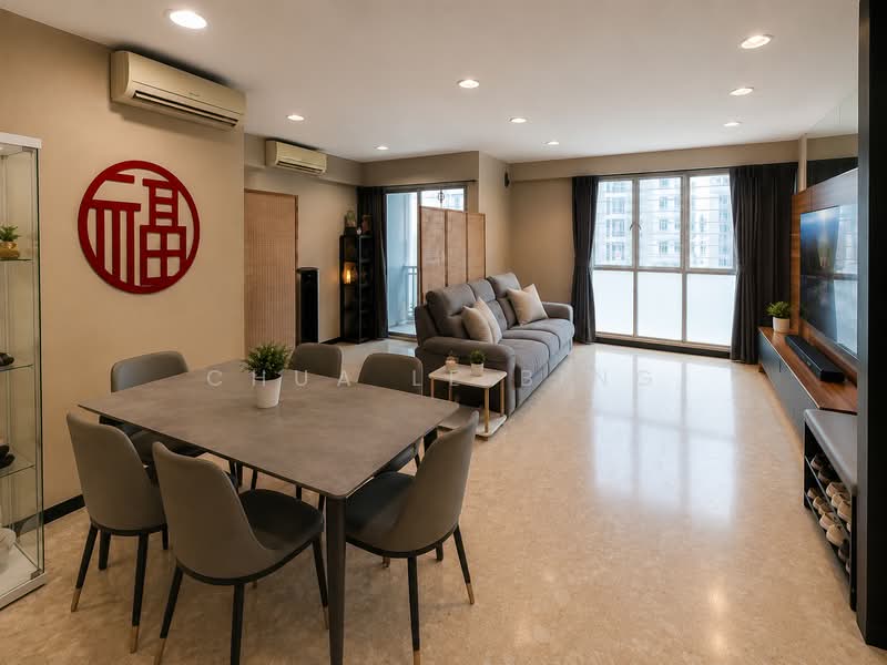 The Florida, 78 Hougang Avenue 7, 3 Bedrooms, 1,292 sqft, Condominium For Sale, by Chua Le Bing, 500221979 - Living Room - PropertyGuru.com.sg