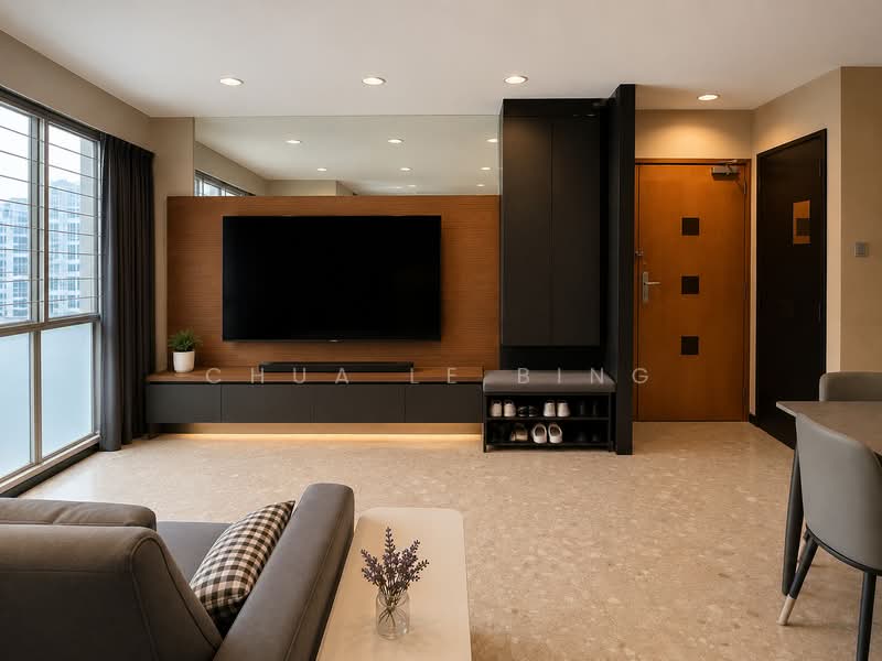 The Florida, 78 Hougang Avenue 7, 3 Bedrooms, 1,292 sqft, Condominium For Sale, by Chua Le Bing, 500221979 - Living Room - PropertyGuru.com.sg