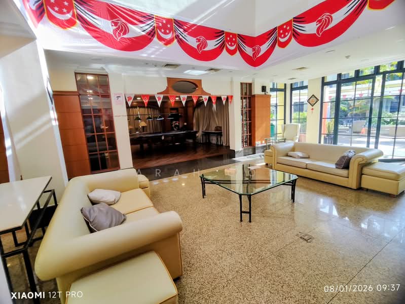 Westcove Condo, 10 West Coast Crescent, 3 Bedrooms, 1,216 sqft, Condominium For Sale, by Sarah Goh, 500221984 - Clubhouse level 1 lobby - PropertyGuru.com.sg