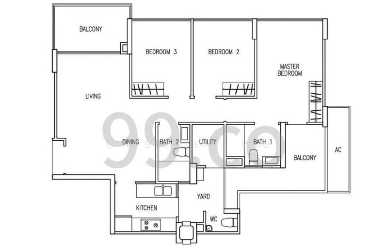 The Tampines Trilliant, 27 Tampines Central 7, 3 Bedrooms, 1,130 sqft, Executive Condominium For Sale, by Gabriel Wu, 500222096 - PropertyGuru.com.sg