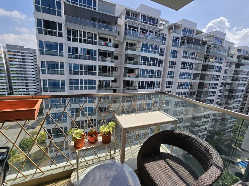 The Tampines Trilliant, 27 Tampines Central 7, 3 Bedrooms, 1,130 sqft, Executive Condominium For Sale, by Gabriel Wu, 500222096 - Balcony - PropertyGuru.com.sg