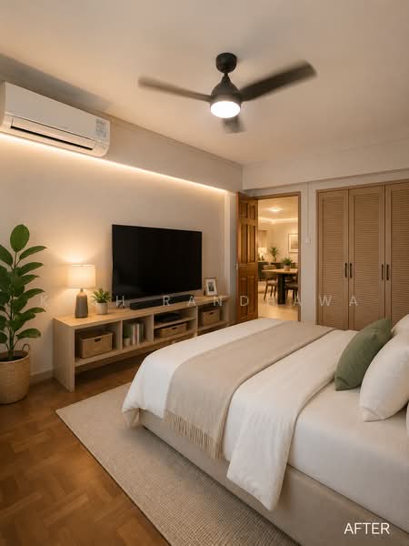 719 Pasir Ris Street 72, 719 Pasir Ris Street 72, 3 Bedrooms, 1,367 sqft, HDB Flat For Sale, by Kash Randhawa, 500222152 - Bedroom - Artist Impression - PropertyGuru.com.sg