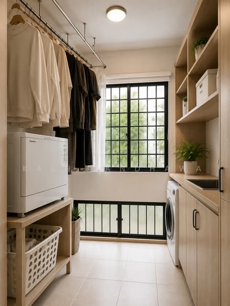 719 Pasir Ris Street 72, 719 Pasir Ris Street 72, 3 Bedrooms, 1,367 sqft, HDB Flat For Sale, by Kash Randhawa, 500222152 - Utility Room - Artist Impression - PropertyGuru.com.sg