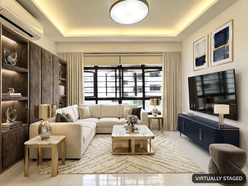 111B Alkaff Crescent, 111B Alkaff Crescent, 3 Bedrooms, 1,001 sqft, HDB Flat For Sale, by Lim Yong Qing Phil, 500222156 - Living Room - PropertyGuru.com.sg