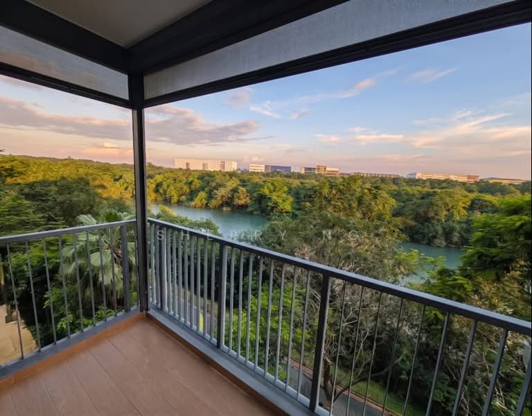 Kingsford Waterbay, 84 Upper Serangoon View, 3 Bedrooms, 883 sqft, Condominium For Sale, by Sherry Ng, 500222167 - Balcony - River View! - PropertyGuru.com.sg
