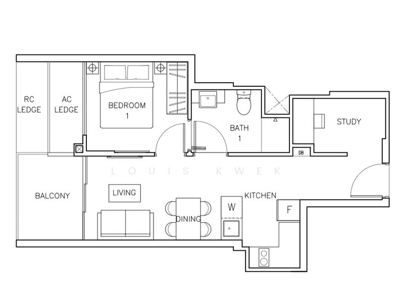 Rezi 24, 39 Lorong 24 Geylang, 1 Bedroom, 506 sqft, Apartment For Rent, by Louis Kwek, 500222230 - PropertyGuru.com.sg