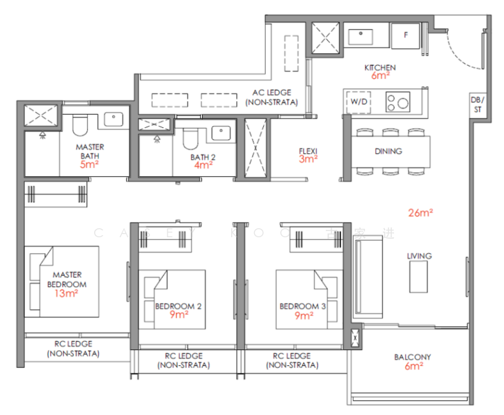 Narra Residences, , 3 Bedrooms, 872 sqft, Condominium For Sale, by Casey Koo 古家进, 500222308 - PropertyGuru.com.sg