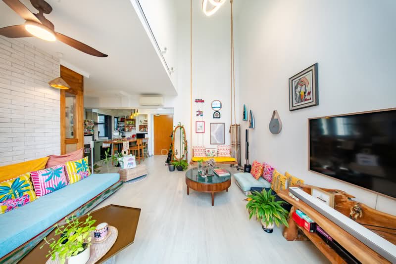 92 Dawson Road, 92 Dawson Road, 3 Bedrooms, 1,044 sqft, HDB Flat For Rent, by Jerome Yap, 500222311 - Living Room - PropertyGuru.com.sg