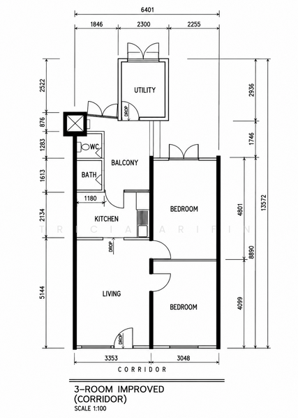 91 Lorong 3 Toa Payoh, 91 Lorong 3 Toa Payoh, 2 Bedrooms, 732 sqft, HDB Flat For Sale, by Tricia Arifin, 500222355 - PropertyGuru.com.sg