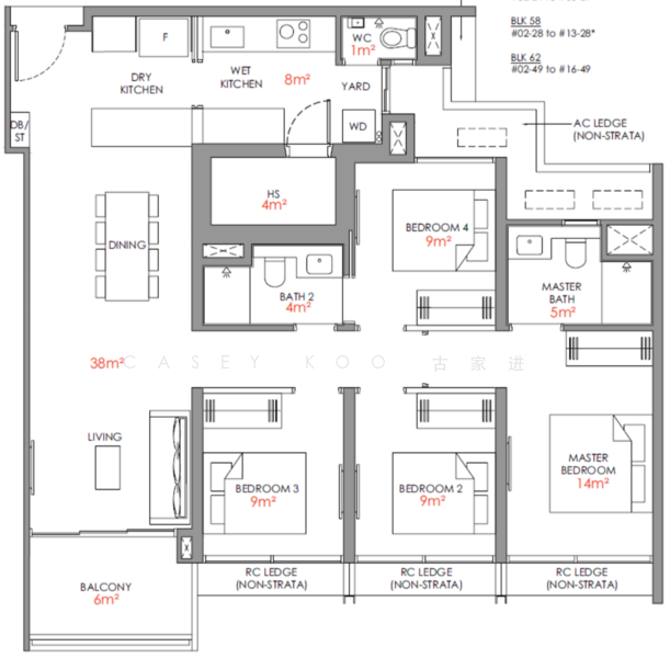 Narra Residences, , 4 Bedrooms, 1,152 sqft, Condominium For Sale, by Casey Koo 古家进, 500222381 - PropertyGuru.com.sg
