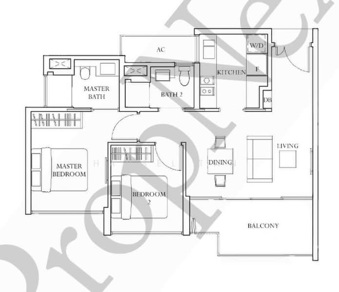 The Inflora, 63 Flora Drive, 2 Bedrooms, 743 sqft, Condominium For Sale, by Hansel Tan, 500222427 - PropertyGuru.com.sg