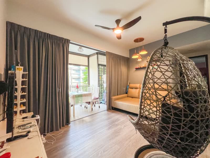 The Inflora, 63 Flora Drive, 2 Bedrooms, 743 sqft, Condominium For Sale, by Hansel Tan, 500222427 - Living Room - PropertyGuru.com.sg