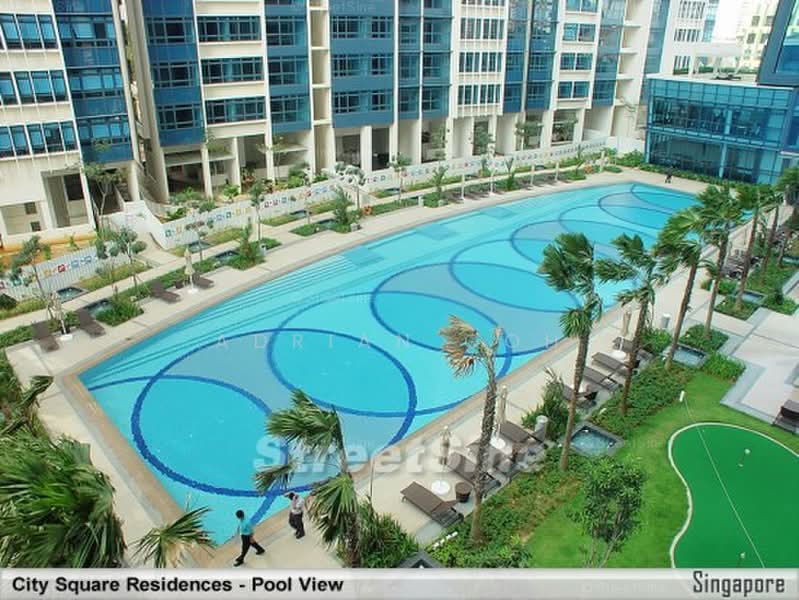 City Square Residences, 2 Kitchener Link, Room Rental, 168 sqft, Condominium For Rent, by Adrian Goh, 500222428 - Pool - PropertyGuru.com.sg