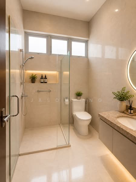 Lorong Sarina, Lorong Sarina, 5 Bedrooms, 3,000 sqft, Semi-Detached House For Sale, by Jason Ong, 500222429 - Bathroom - PropertyGuru.com.sg