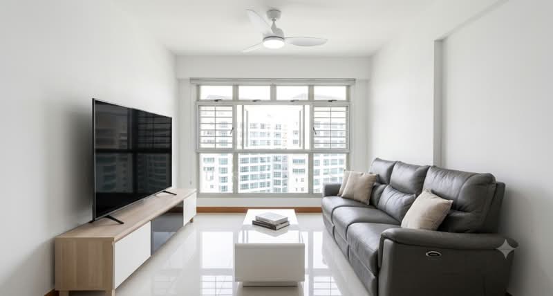 665C Punggol Drive, 665C Punggol Drive, Hougang / Punggol / Sengkang, 3 Bedrooms, 1,001 sqft, HDB Flat For Sale, by Suraj S., 500222445 - Living Room - PropertyGuru.com.sg