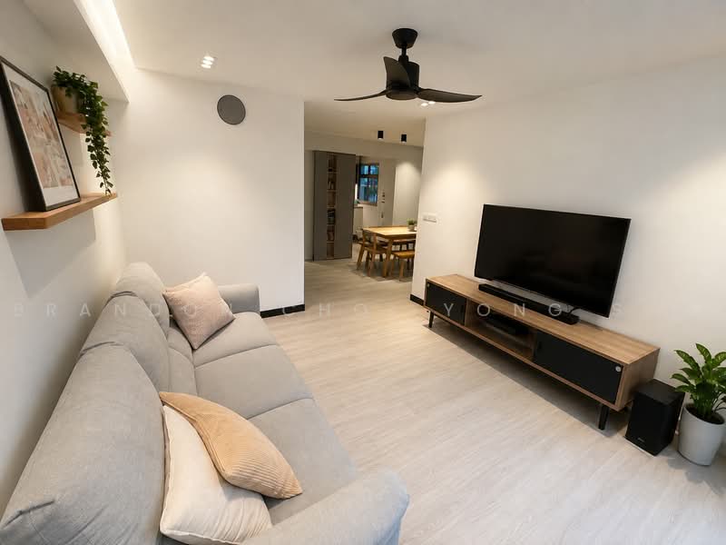 277B Compassvale Link, 277B Compassvale Link, 3 Bedrooms, 968 sqft, HDB Flat For Sale, by Brandon Choi Yong Suk, 500222470 - Living Room - PropertyGuru.com.sg