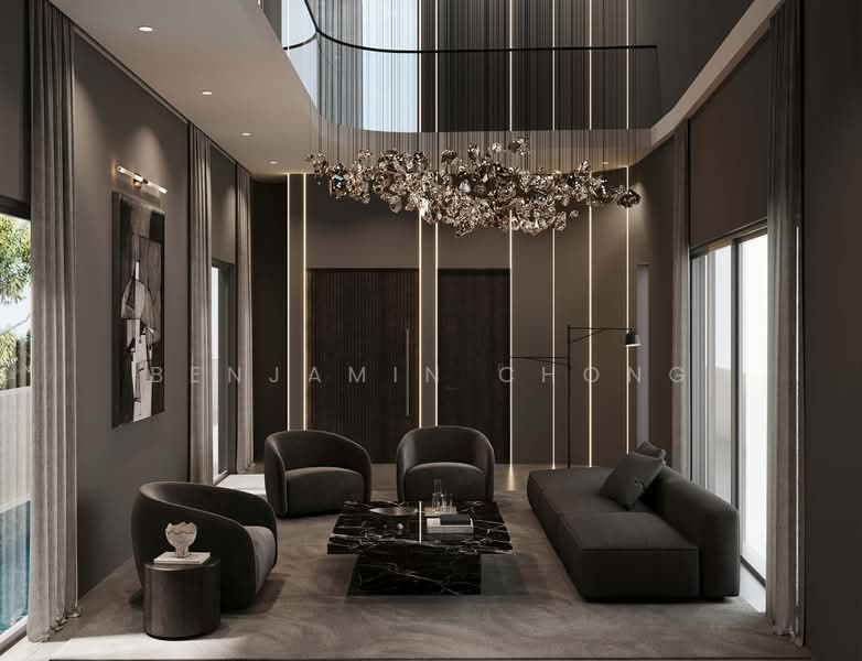 Well Priced, Brand New Freehold Detached, Pool & Lift, siglap road, 5 Bedrooms, 9,280 sqft, Bungalow House For Sale, by Benjamin Chong, 500222510 - Living Room - PropertyGuru.com.sg